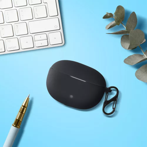Husa pentru casti Beats Studio Buds, Kwmobile, Negru, Silicon, 55796.01