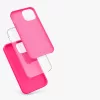 Husa iPhone 13 Mini, Silicon, Roz, 55877.77