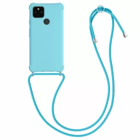Husa Google Pixel 4a 5G, Silicon, Albastru, 55914.23
