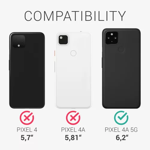Husa Google Pixel 4a 5G, Silicon, Negru, 55914.01