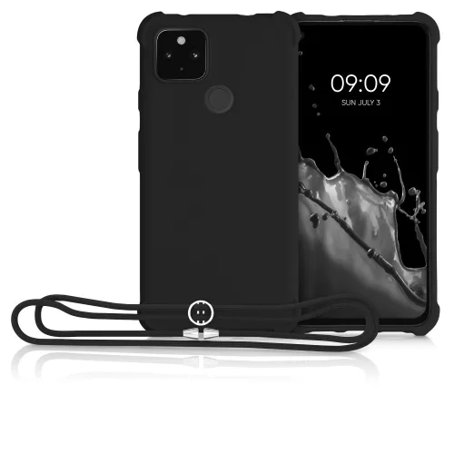 Husa Google Pixel 4a 5G, Silicon, Negru, 55914.01