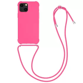Husa iPhone 13 Mini, Silicon, Roz, 55933.77