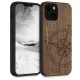 Husa iPhone 13 Mini, Lemn, Maro, 55936.01