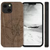 Husa iPhone 13 Mini, Lemn, Maro, 55936.01