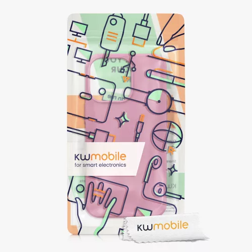 Husa iPhone 13 Pro, Silicon, Roz, 55962.212