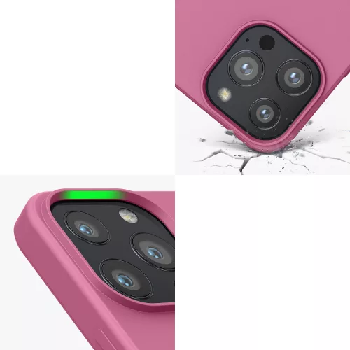 Husa iPhone 13 Pro, Silicon, Roz, 55962.212