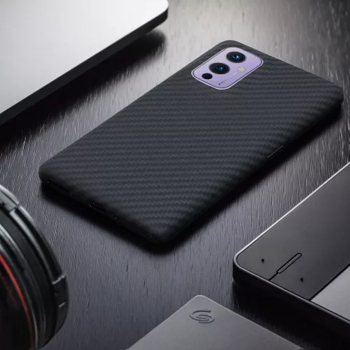 Husa OnePlus 9, Aramida, Negru, 56041.47