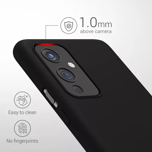 Husa OnePlus 9, Silicon, Negru, 56040.01