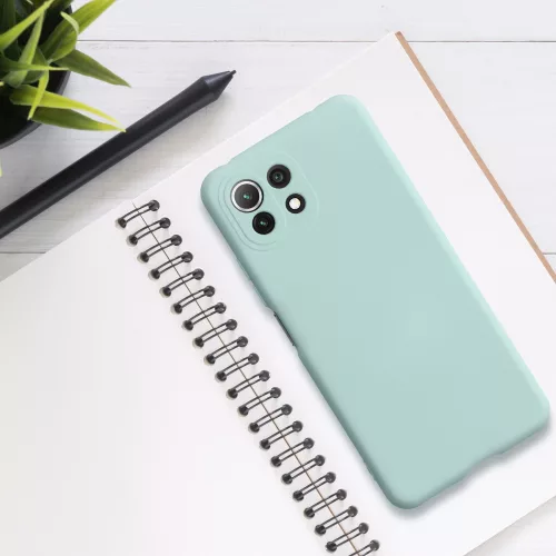 Husa Xiaomi Mi 11 Lite 5G, Silicon, Verde, 56047.200