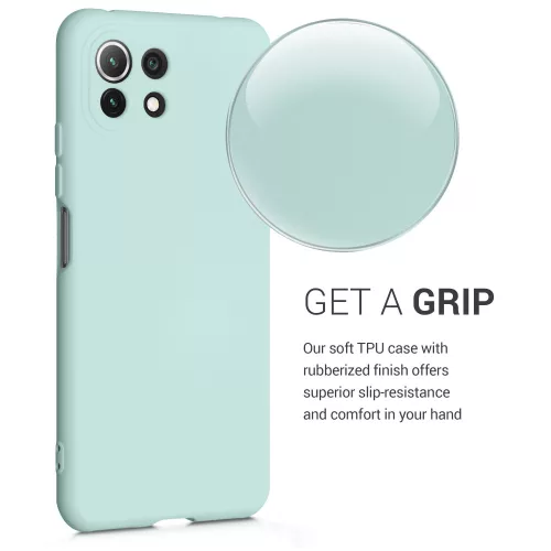 Husa Xiaomi Mi 11 Lite 5G, Silicon, Verde, 56047.200