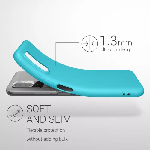 Husa Xiaomi Redmi Note 10 5G, Silicon, Albastru, 54947.223