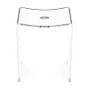 Scaun dus acrilic Navaris, 43.5x37x28 cm, 100 kg, antiderapant, baie/interior, transparent, plastic
