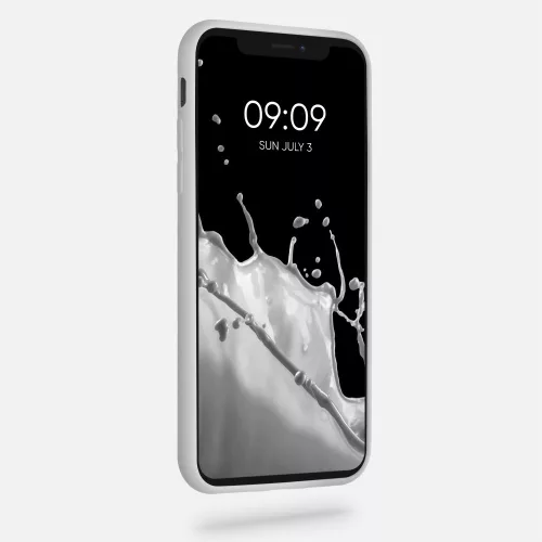 Husa Apple iPhone X / iPhone XS, Silicon, Alb, 42492.02