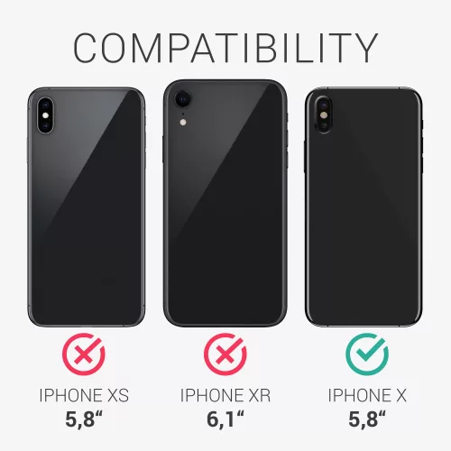 Husa Apple iPhone X / iPhone XS, Silicon, Alb, 42492.02