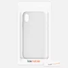 Husa Apple iPhone X / iPhone XS, Silicon, Alb, 42492.02