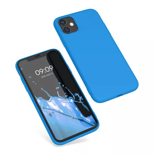 Husa Apple iPhone 11, Silicon, Albastru, 49787.157