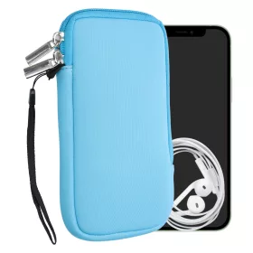 Husa Universala telefon XL - 6,8 inch, Neopren, Albastru, 46188.4.23