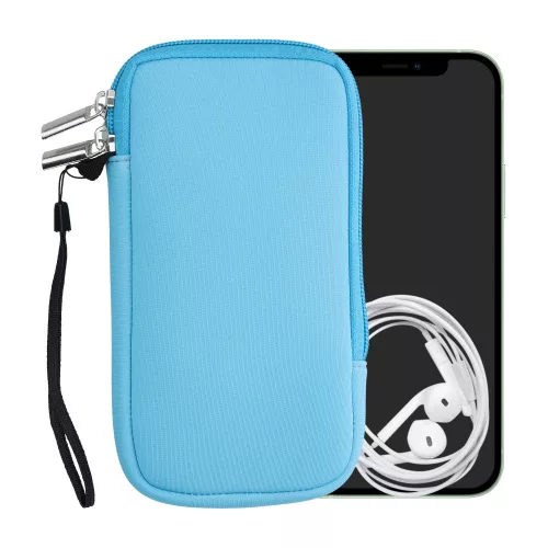 Husa Universala telefon XL - 6,8 inch, Neopren, Albastru, 46188.4.23