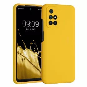 Husa Xiaomi Redmi 10, Silicon, Galben, 56153.143