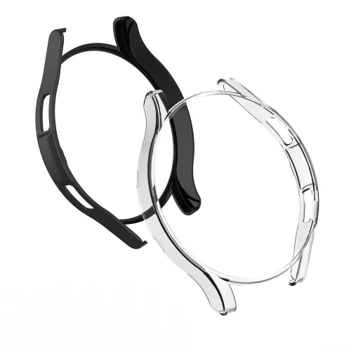 Set 2 Huse pentru Samsung Galaxy Watch 4 Classic (46mm), kwmobile, Plastic, Negru, 56181.01