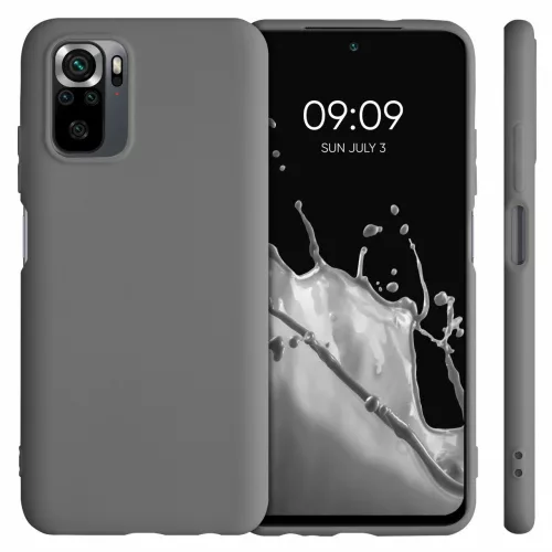 Husa Xiaomi Redmi Note 10 / Redmi Note 10S, Silicon, Gri, 54541.155