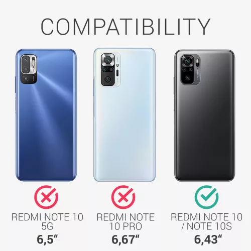 Husa Xiaomi Redmi Note 10 / Redmi Note 10S, Silicon, Gri, 54541.155