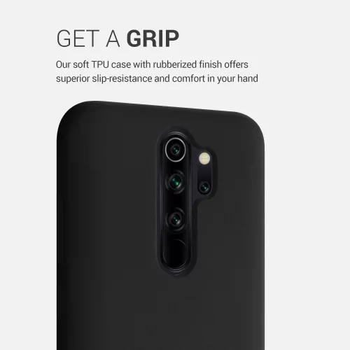 Husa Xiaomi Redmi Note 8 Pro, Silicon, Negru, 50248.01