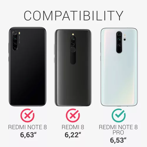 Husa Xiaomi Redmi Note 8 Pro, Silicon, Negru, 50248.01