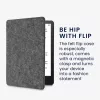 Husa pentru Kindle Paperwhite 11, Textil, Gri, kwmobile, 56259.19