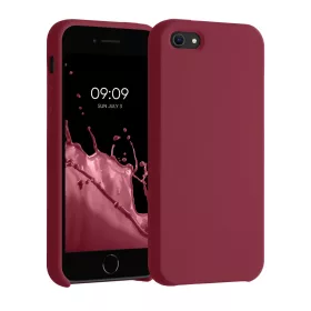 Husa Apple iPhone 5s / iPhone SE, Silicon, Rosu, 42766.209