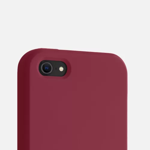Husa Apple iPhone 5s / iPhone SE, Silicon, Rosu, 42766.209