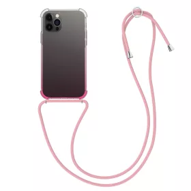 Husa Apple iPhone 12 / iPhone 12 Pro, Silicon, Roz, 54084.05