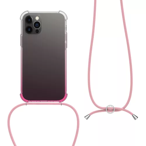 Husa Apple iPhone 12 / iPhone 12 Pro, Silicon, Roz, 54084.05
