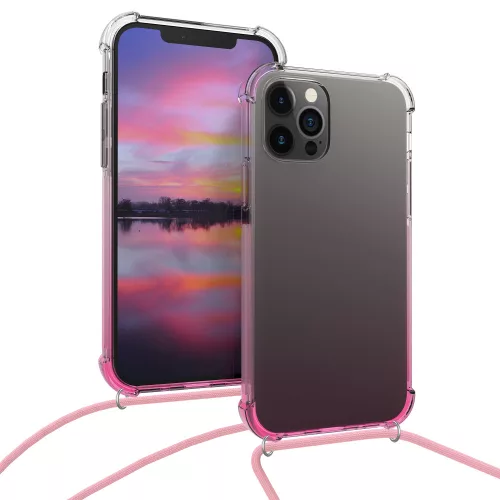 Husa Apple iPhone 12 / iPhone 12 Pro, Silicon, Roz, 54084.05