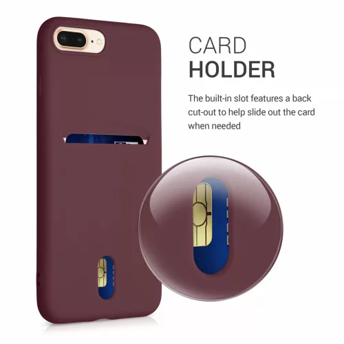 Husa Apple iPhone 8 Plus / iPhone 7 Plus, Silicon, Violet, 49102.190