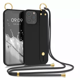 Husa Apple iPhone 13 Pro Max, Silicon, Negru, 56427.01