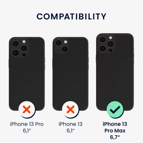 Husa Apple iPhone 13 Pro Max, Silicon, Negru, 56427.01