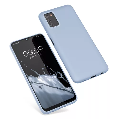 Husa Samsung Galaxy A03s, Silicon, Albastru, 56517.58