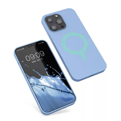 Husa Apple iPhone 13 Pro, Silicon, Albastru, 56560.58