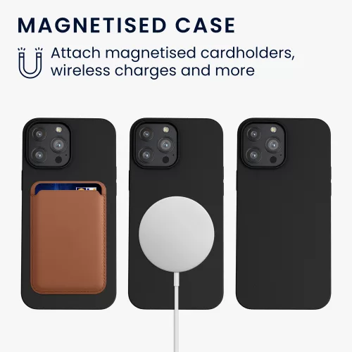 Husa Apple iPhone 13 Pro Max, Silicon, Negru, 56561.01
