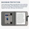 Husa pentru Tolino Vision 6, Piele ecologica, Gri, kwmobile, 56600.03