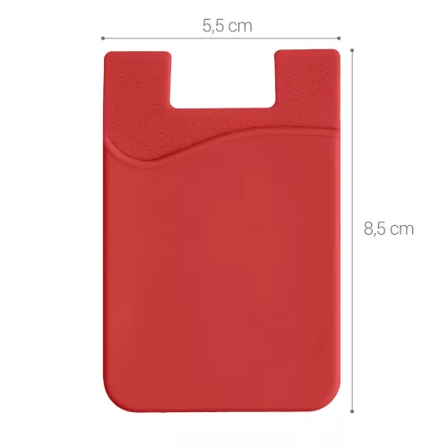 Set 3 Huse card bancar pentru telefon, Kwmobile, Multicolor, Silicon, 49594.04