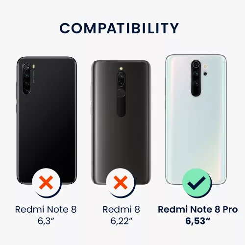 Husa Xiaomi Redmi Note 8 Pro, Lemn, Maro, 56622.01