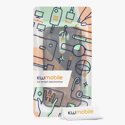 Husa Xiaomi Redmi Note 8 Pro, Lemn, Maro, 56622.01