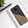 Husa Xiaomi Redmi Note 9S / Redmi Note 9 Pro / Redmi Note 9 Pro Max, Lemn, Maro, 56621.01