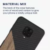 Husa Xiaomi Redmi Note 9S / Redmi Note 9 Pro / Redmi Note 9 Pro Max, Lemn, Maro, 56621.01