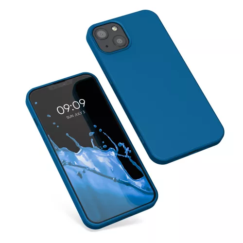 Husa Apple iPhone 13, Silicon, Albastru, 55948.228