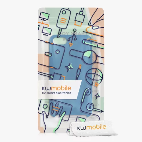 Husa Apple iPhone 8 / iPhone 7 / iPhone SE 2, Silicon, Albastru, 40225.228
