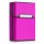 Husa pentru pachet de tigari 9 x 5.9 x 2.6 cm Pachet tigari, Kwmobile, Roz, Aluminiu, 44702.08