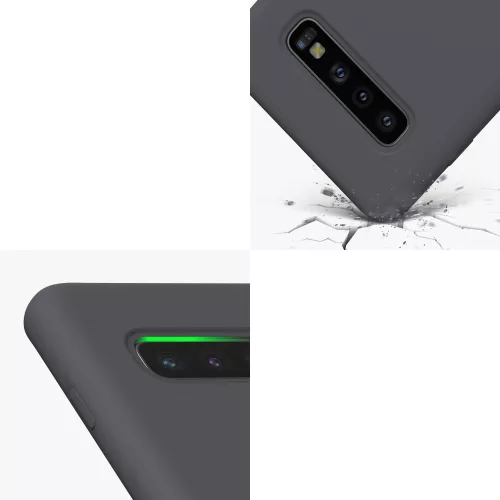 Husa Samsung Galaxy S10, Silicon, Negru, 47732.47